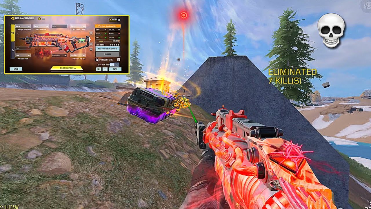 BEST PP19 BIZON Gunsmith CODM BR 🔥 NO RECOIL + HIGH DAMAGE (Mid-Range Beast) 