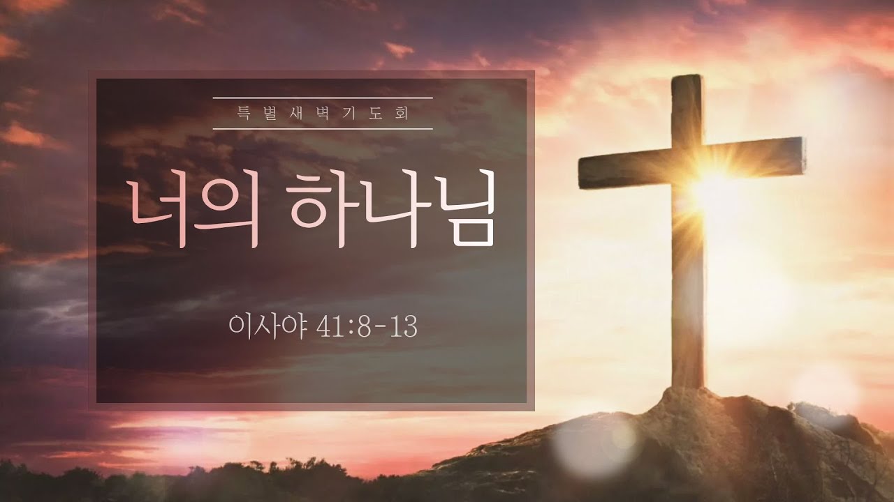 너의 하나님 ㅣ2025 특별새벽기도회 ㅣ대학촌교회ㅣ서울대ㅣ선교ㅣ관악구ㅣ교회