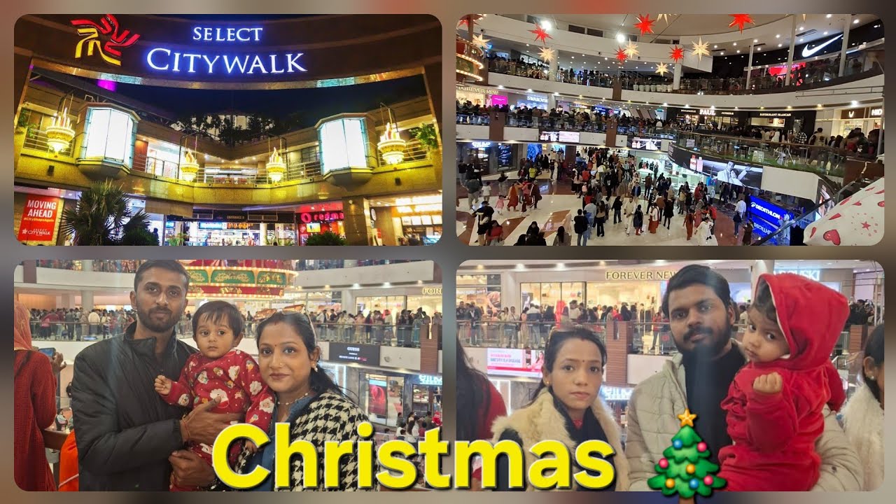 Christmas Day Celebration 🌲🌲☃️☃️ @Shilpifamiliesvlog #selectcitywalk #vlogs #christmas #viral 