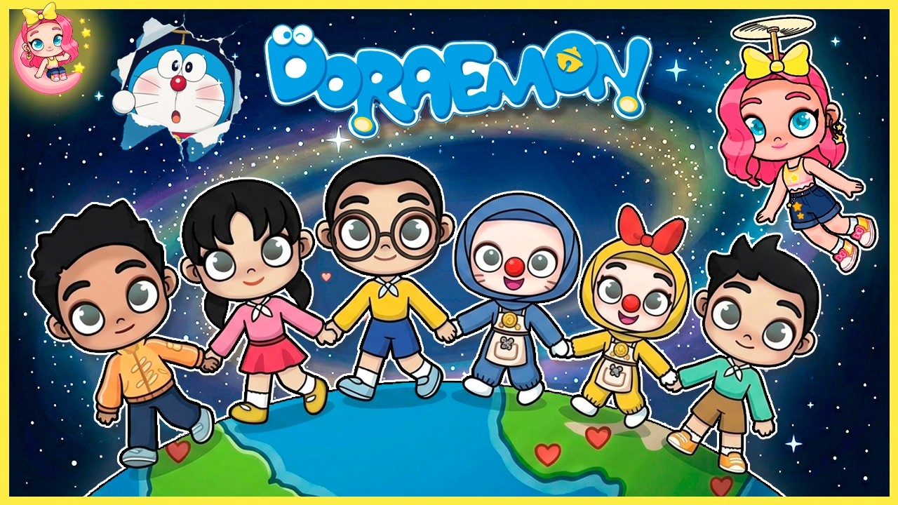 🤖🍩 Creo a Doraemon y sus Amigos GRATIS en Avatar World | Nobita, Shizuka y Dorami 🌙✨