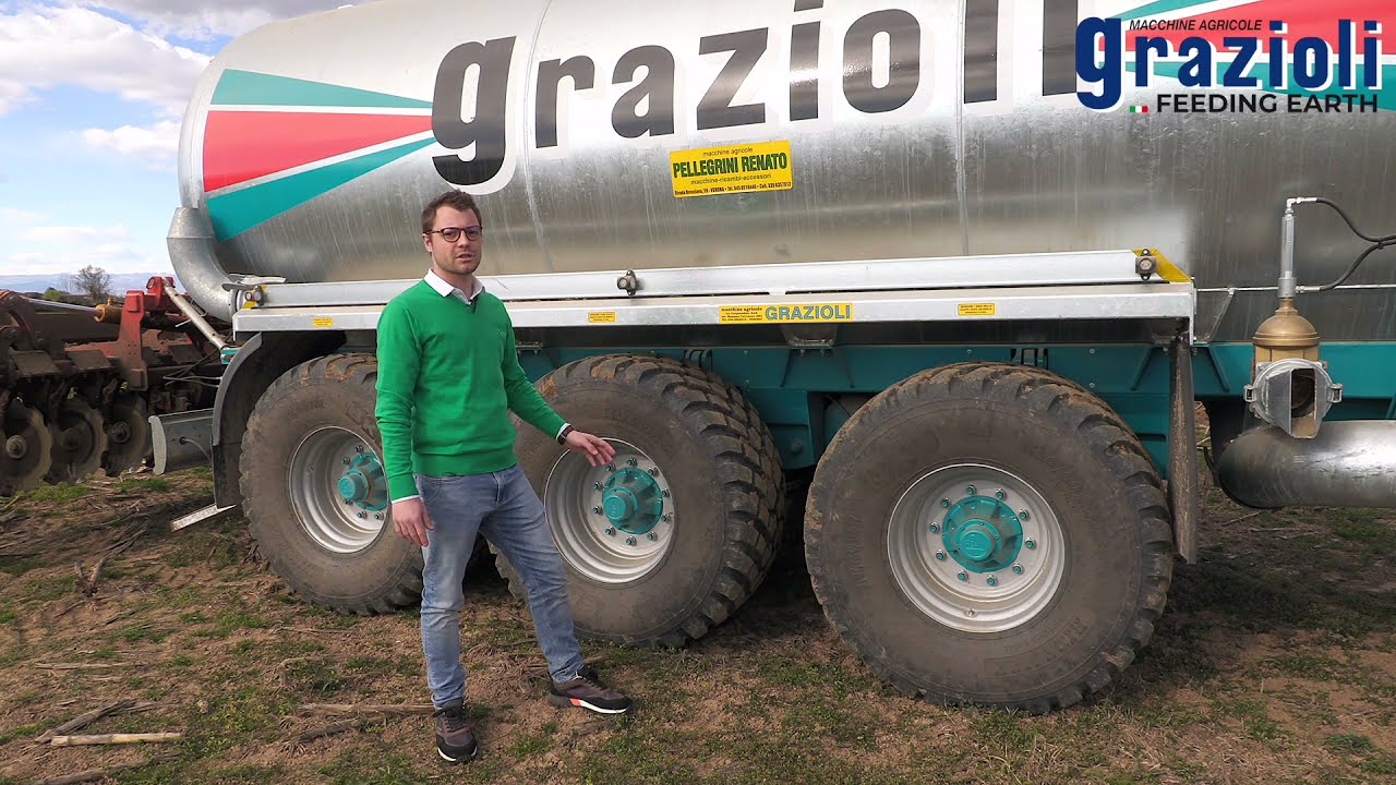 Jacopo Grazioli presenta il carrobotte Grazioli Europa 340/3 con dischiera da 4 metri ripieghevole