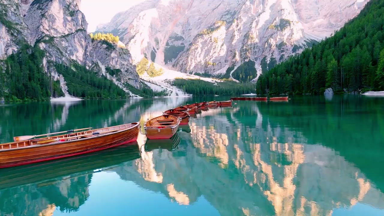 Dolomites  - 4K Drone View