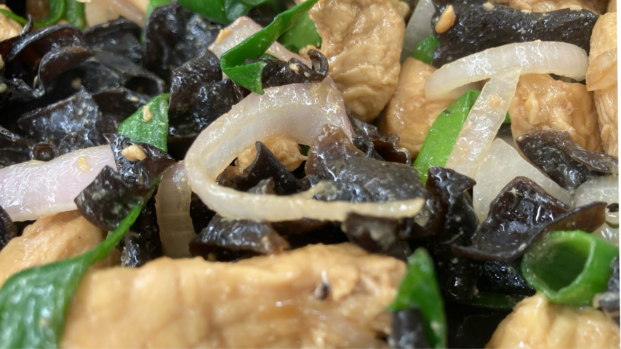 sauté de poulet aux champignons