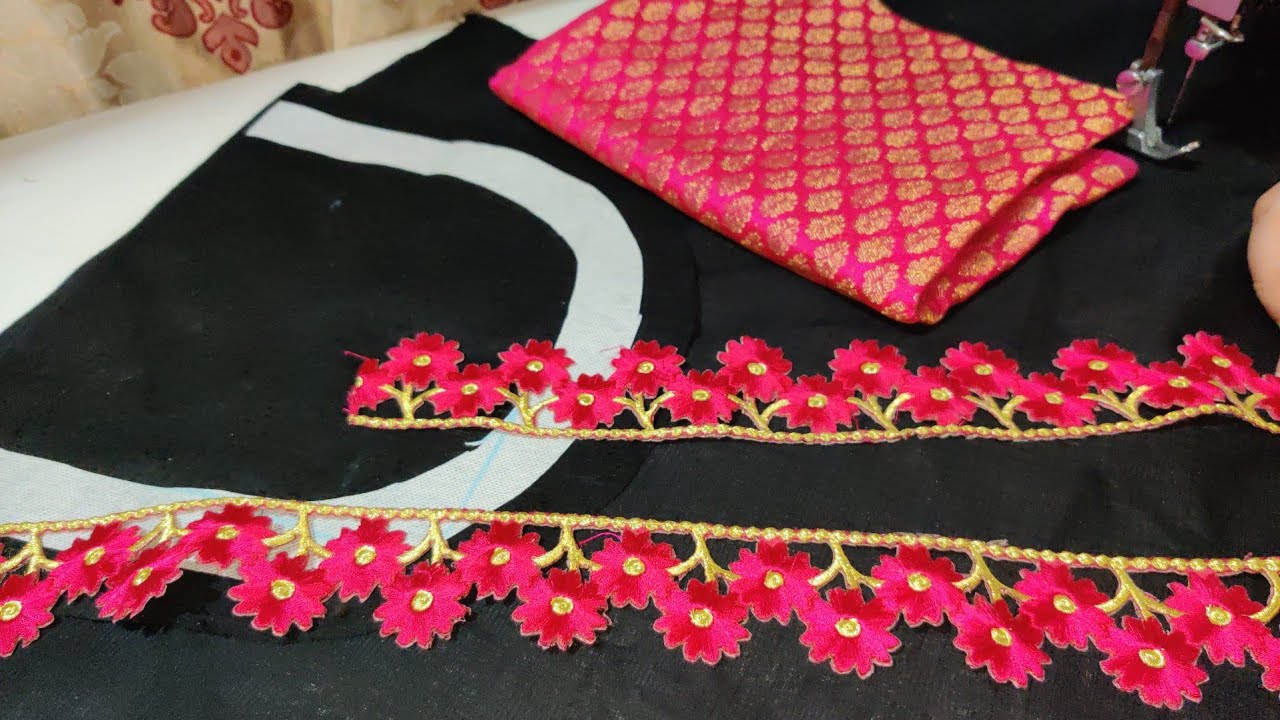 Brocade Fabric और Lace से बनाए ये खूबसूरत Neck और Sleeves Design/ Kurti Design Summer 2020