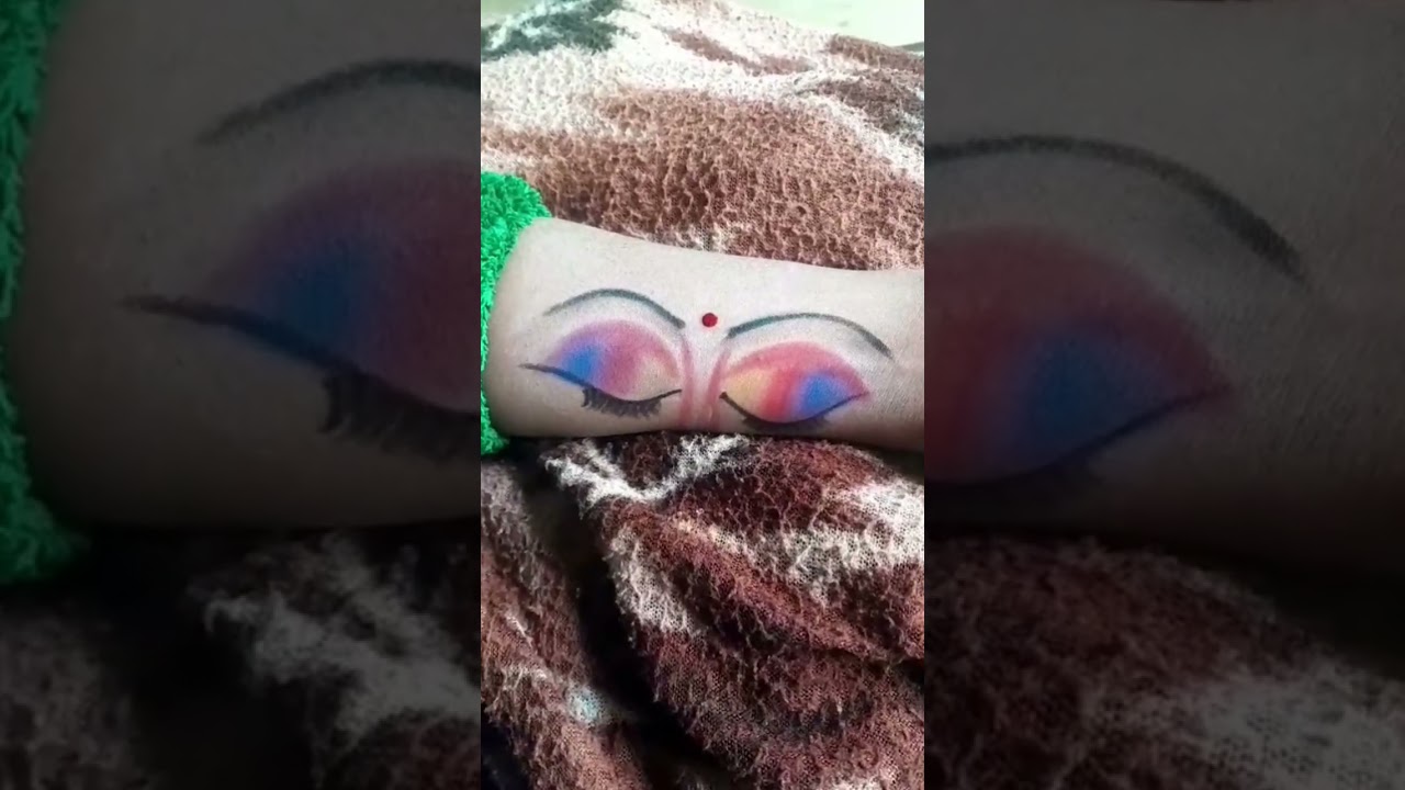 step by step colour full eye 