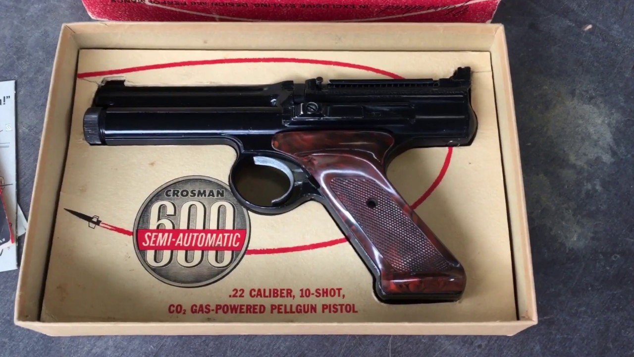 The Ultimate American Classic: Crosman 600 Review semi automatic 10 shot vintage air pistol airgun