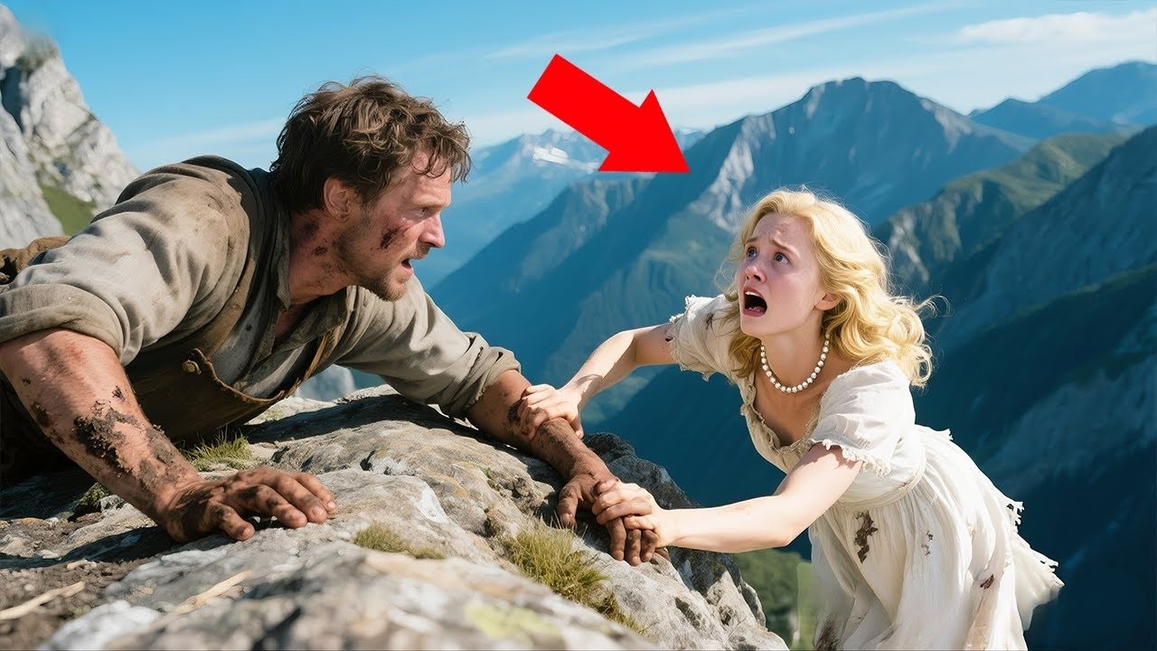 Struggling Farmer Saves Woman from Cliff—Unaware She’s Billionaire Will Give Up Everything