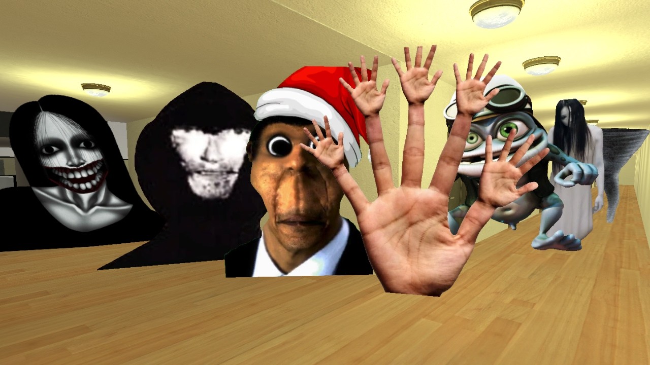 Hand3,Kuchisake Onna,Tornedo And Other'sNextbot In The Gmod #Crazy_Gaming #Nextbots