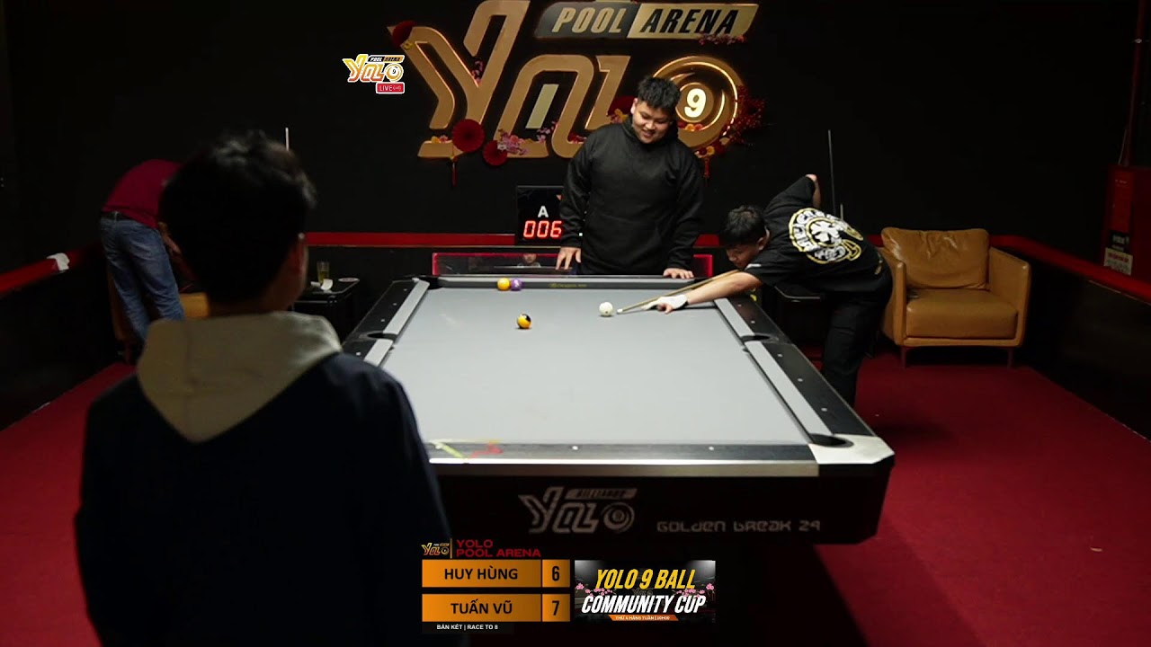 🔴 TRỰC TIẾP: TUẤN VŨ VS HUY HÙNG🏆BÁN KẾT - GIẢI YOLO 9 BALL COMMUNITY CUP G.H.I⏰ Ngày 08/02/2026
