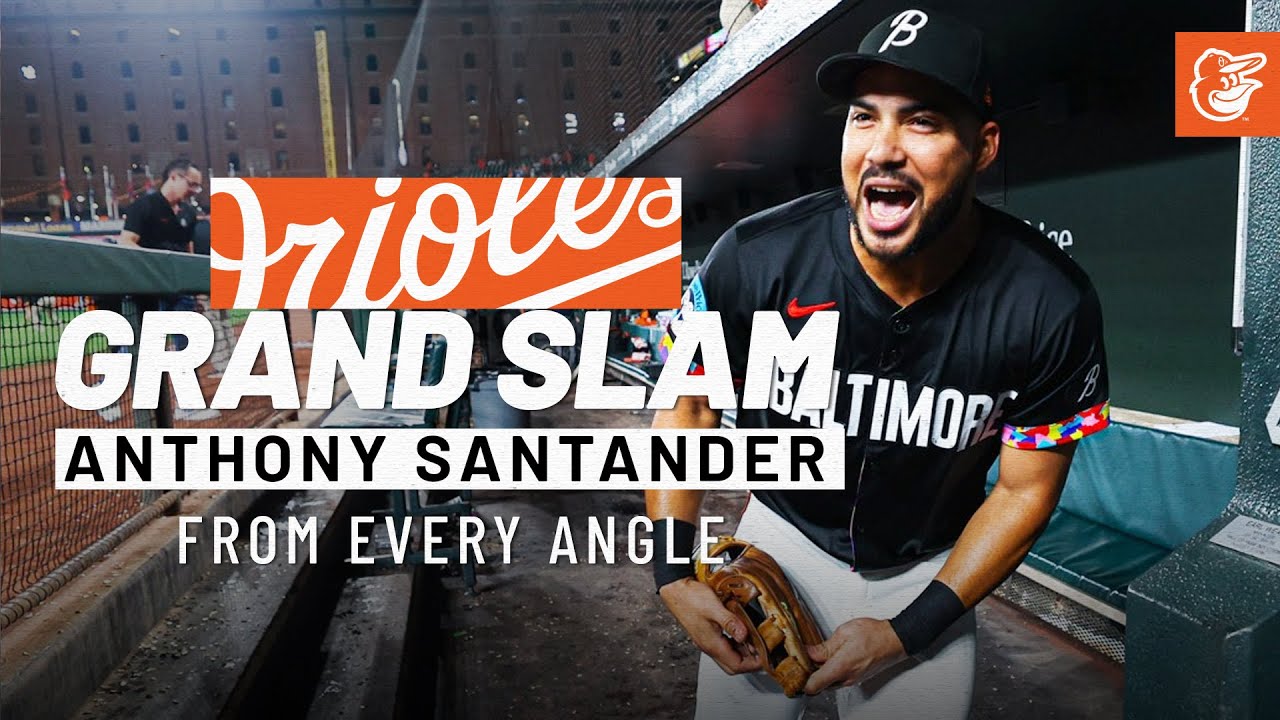 Every Angle of Anthony Santander's Grand Slam | Baltimore Orioles