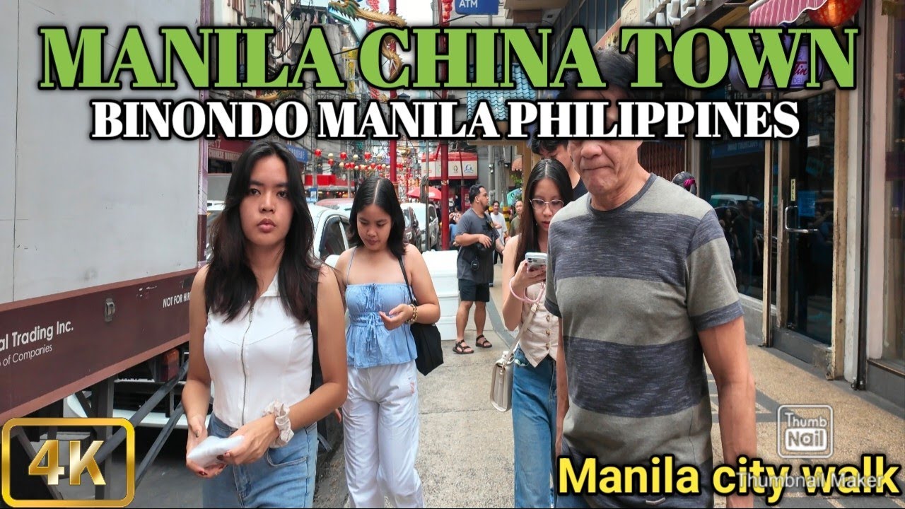 The Oldest Chinatown|Walking at Binondo Manila Philippines [4K]