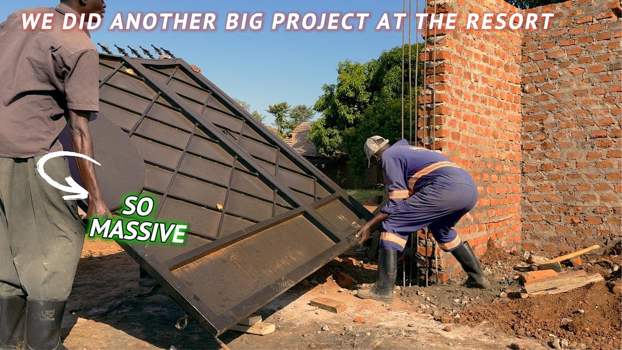 WE DID ANOTHER BIG PROJECT AT THE ECORESORT!😳🇺🇬