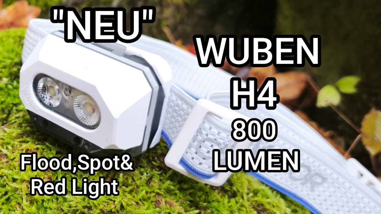 Wuben H4 Led Taschenlampe Stirnlampe 800 Lumen SST-12 Review Flashlight Beamshots + gro&szlig;es Giveaway