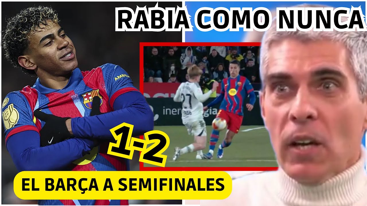 💥 EL BARÇA ELIMINA AL ALBACETE con GOLES DE LAMINE y ARAUJO! JOSE LUIS RABIA COMO NUNCA 