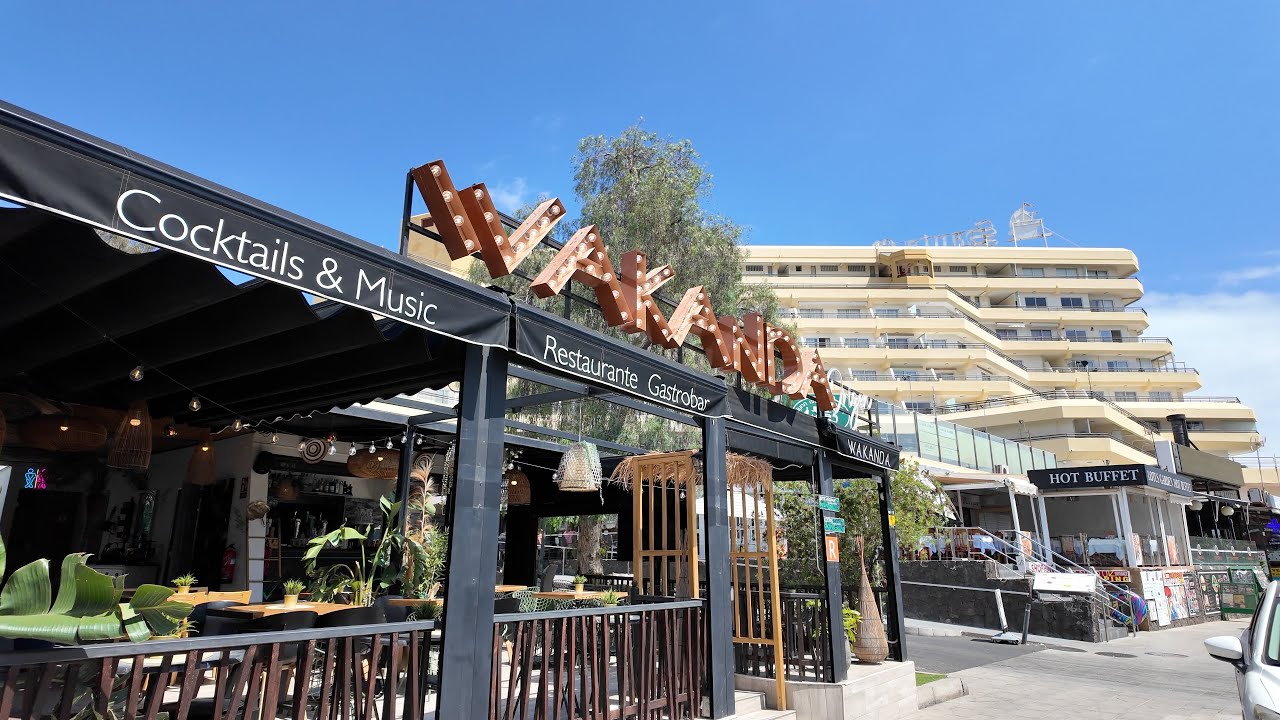Tenerife - Lots Of Places To Eat And Drink Around The Santa Maria Hotel/Apartment..Costa Adeje..