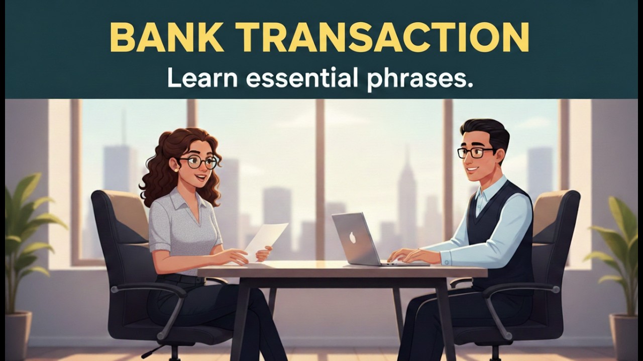 Bank English Conversation | Learn English for Banking | Step-by-Step Lesson
