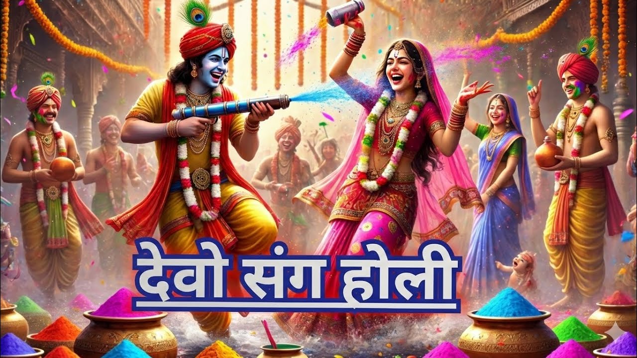 Holi 2026 🎨 [ वृंदावन में उड़ा है गुलाल ] - Latest Hindi Holi Song | Official Video | Happy Holi.