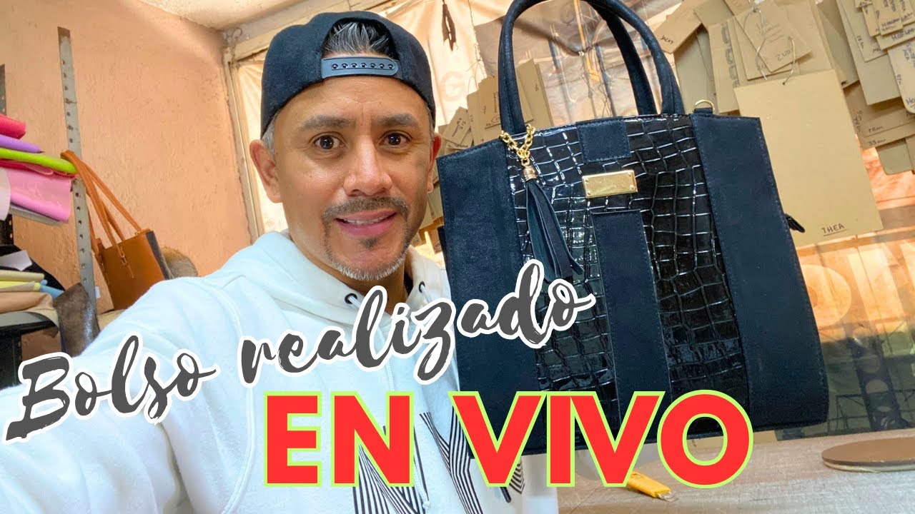 ENTRA A MI TALLER DE BOLSA está en vivo elaboración de bolso , previo para su tutorial