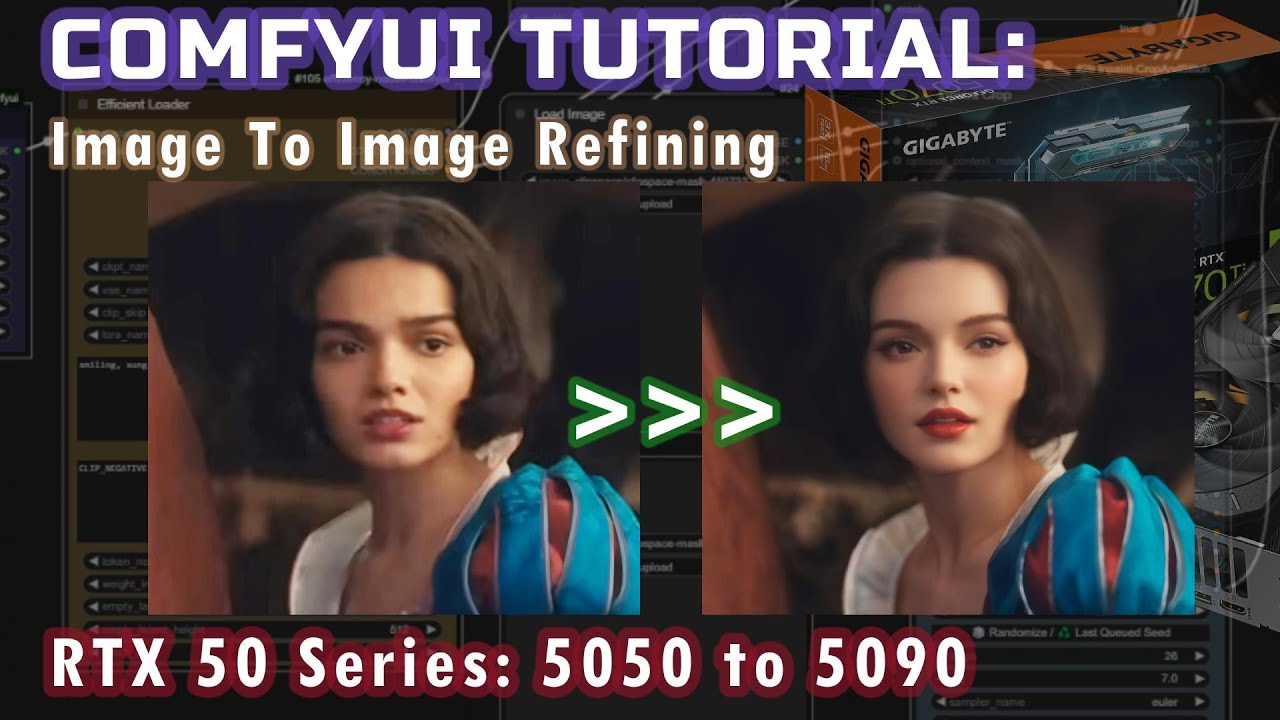 RTX 50 Series Изображение к изображению (img2img) Учебное пособие ComfyUI — руководство для начин...