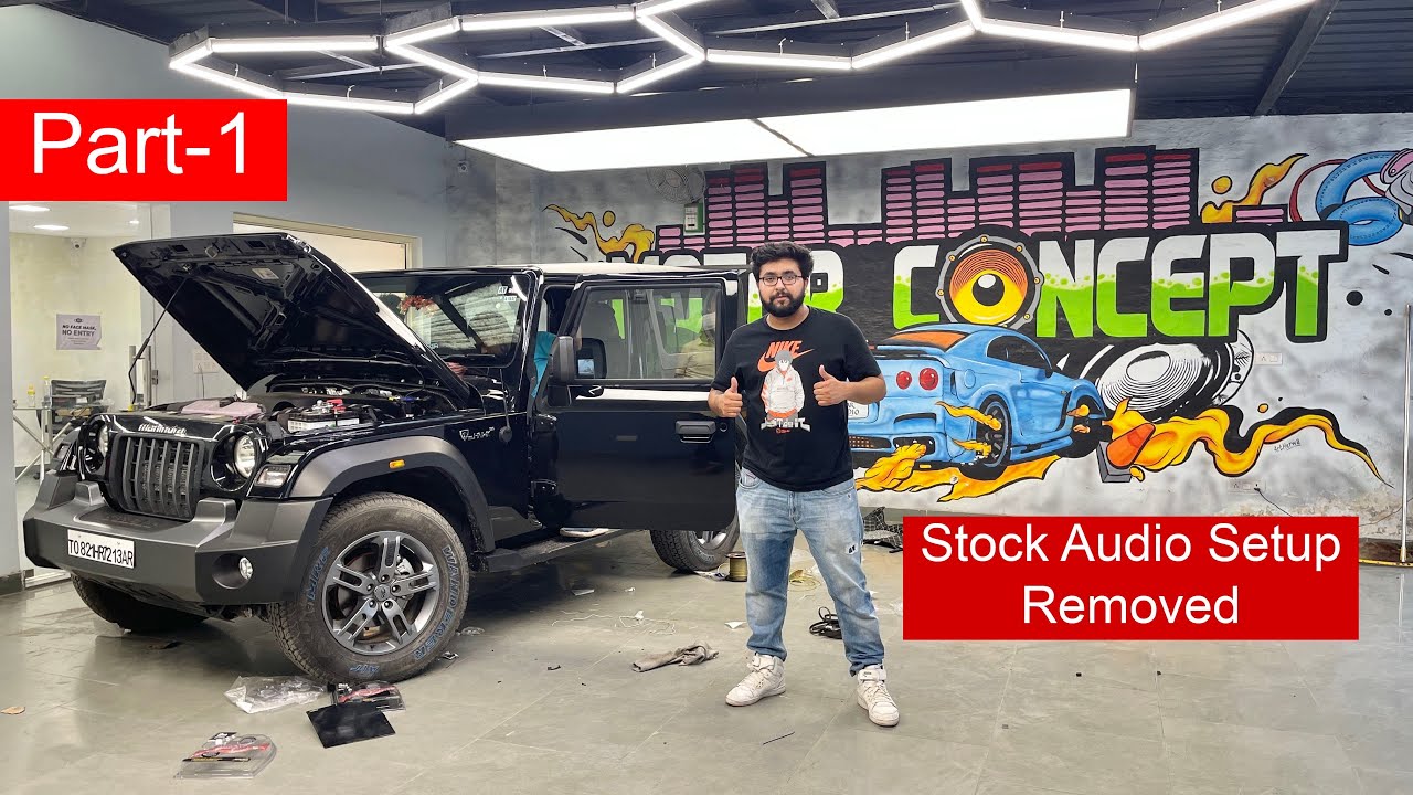 My Mahindra Thar's Stock Audio Setup Removed | 2021 Mahindra Thar | Modified Thar | Thar 2021 | Thar
