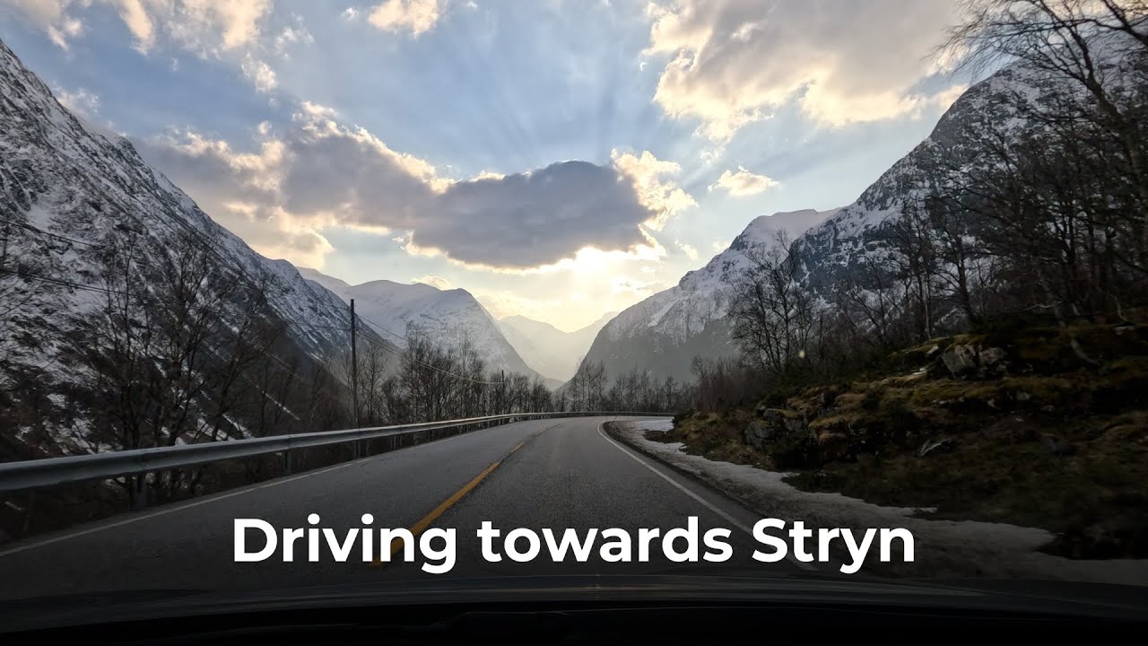 Heading towards Stryn | Driving Norway in Real Time 4K 50FPS