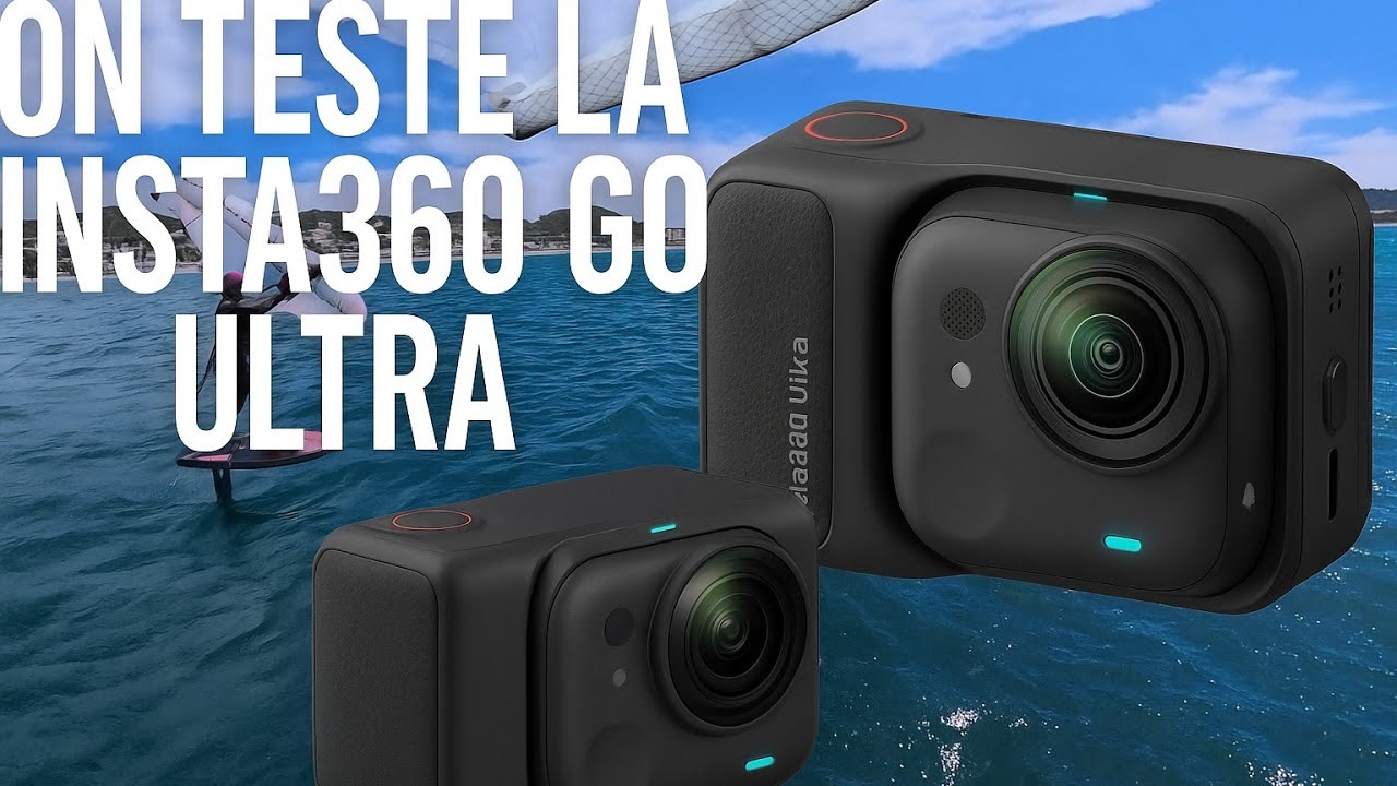 Test de la insta 360 go ultra 📹/en wingfoil 🔥