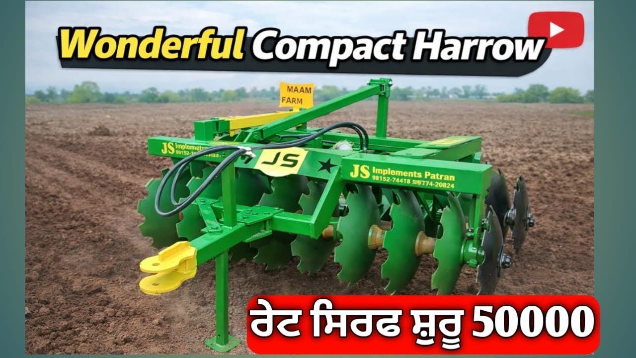 	Heavy Duty Harrow Working | Best Harrow for Indian Farmers	 