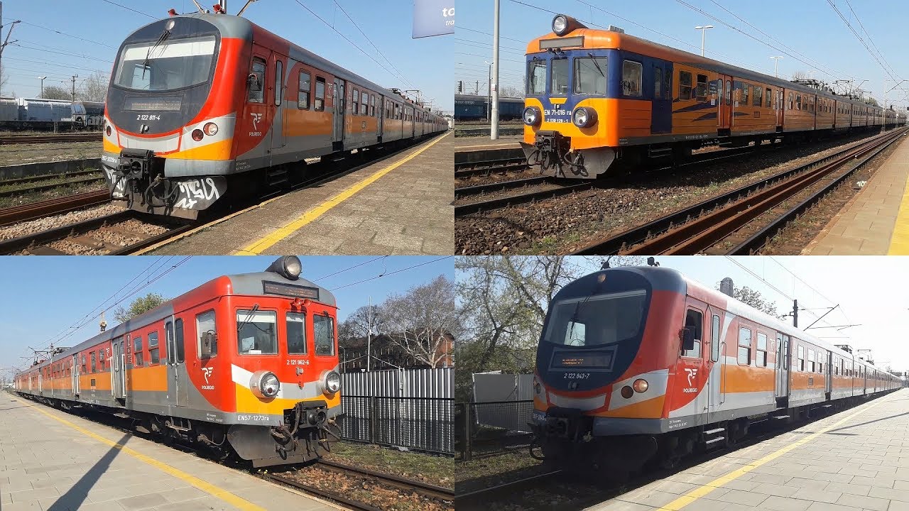 Oświęcim - Pociągi POLREGIO | EN57-1273, 2013, 2028, 2029, 2033, 2039, 2049, 2055, EN71-016