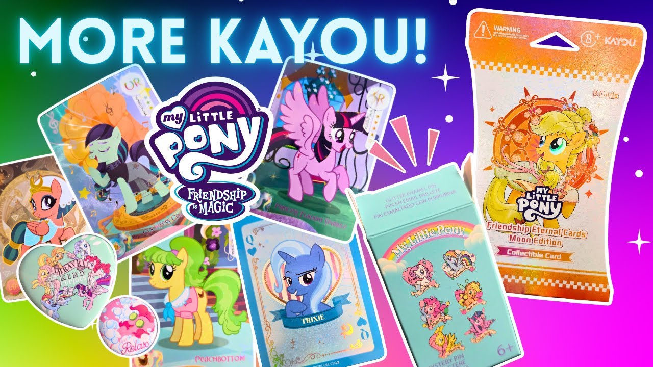 ⭐В GameStop появились новые карточки Kayou из серии MLP Friendship Eternal Moon Edition! | Открыв...