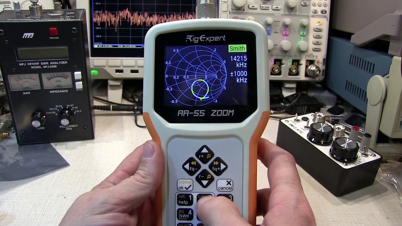 #280: Обзор анализатора антенн и кабелей RigExpert AA-55 ZOOM