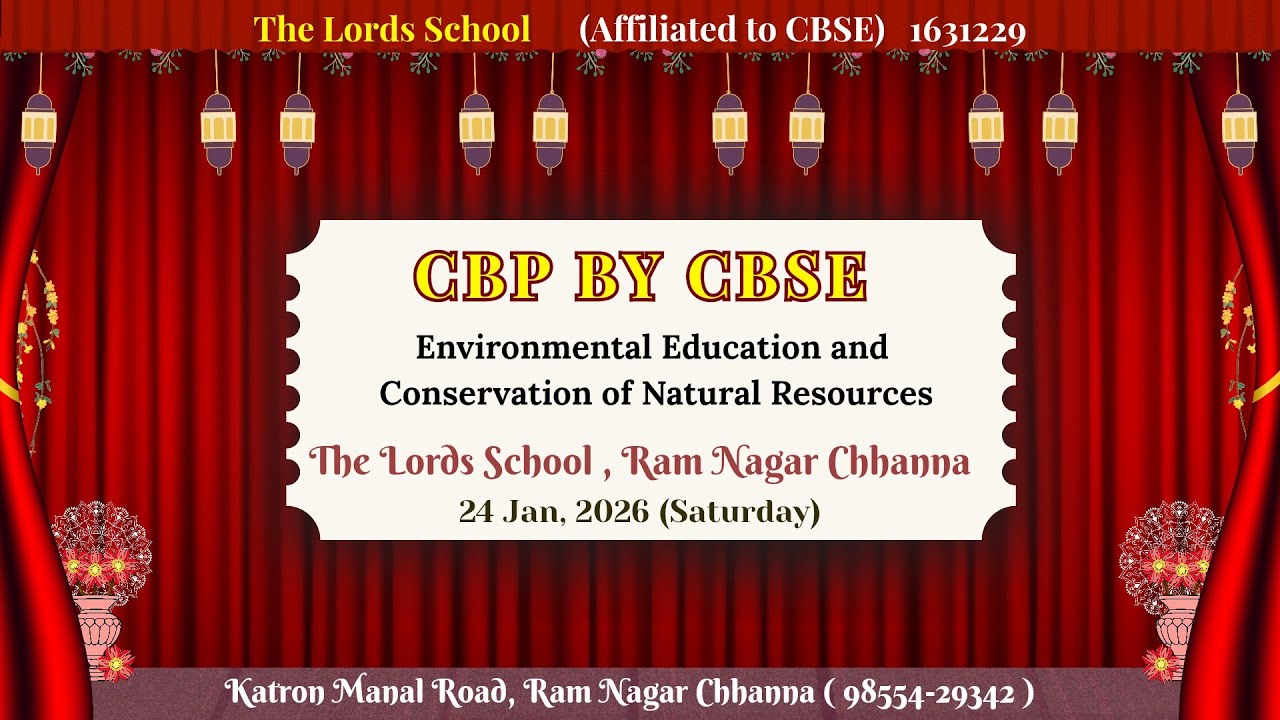 CBP by CBSE at The Lords School | Environmental Education Workshop