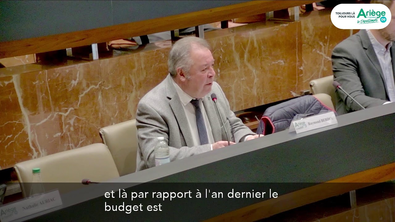 Séance plénière du Conseil départemental de l'Ariège | 13 Janvier 2026