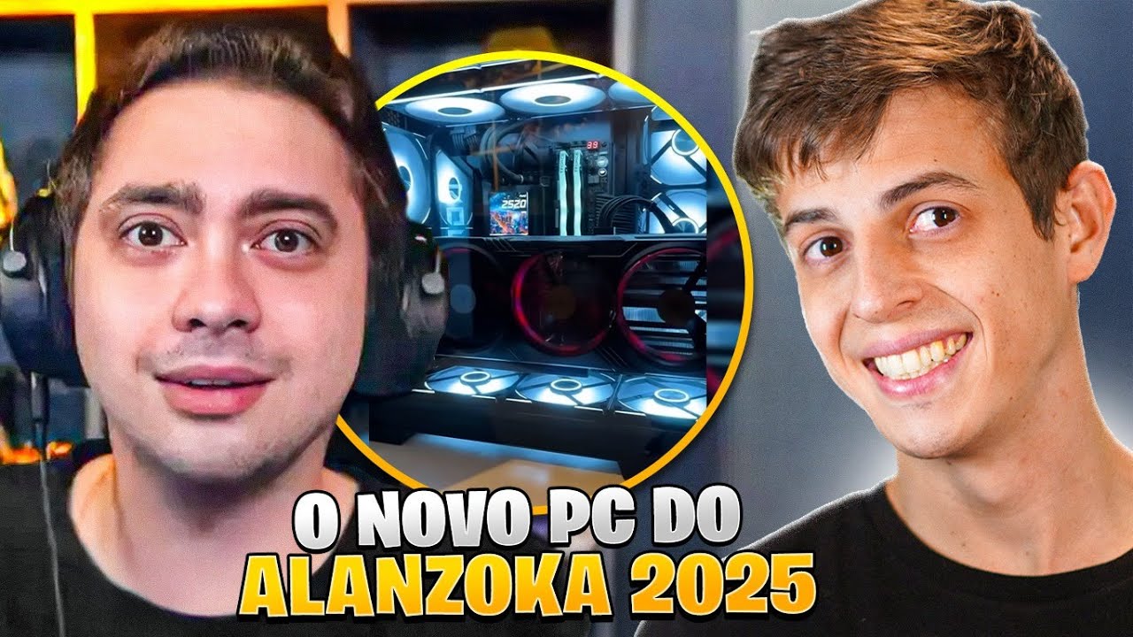 O NOVO PC DA NASA QUE O ALANZOKA MONTOU - Gustavo Ferrarezi React