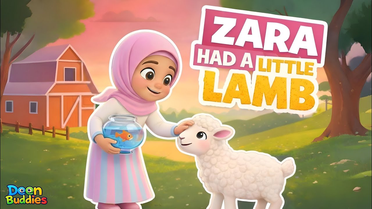 Zara Had a Little Lamb | Islamic Version of Mary Had a Little Lamb | Muslim Kids Nursery Rhyme
