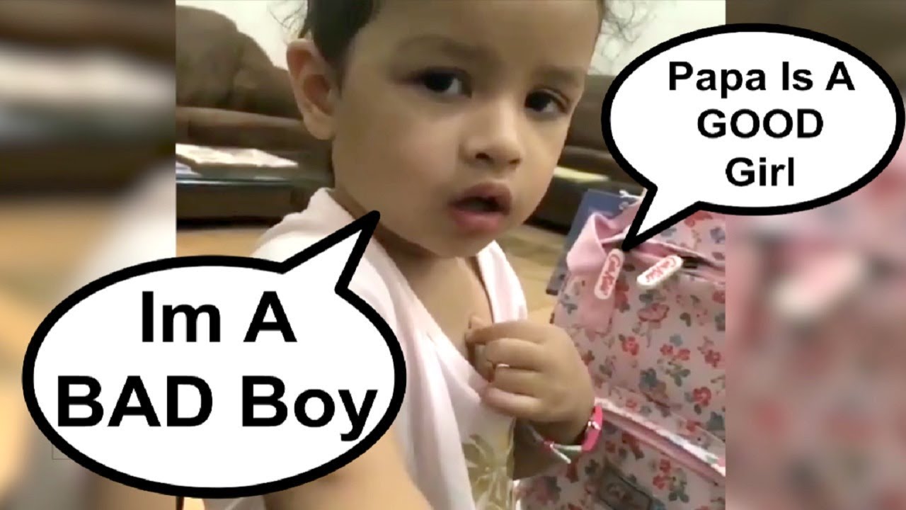 Ziva Dhoni FUNNY Video Saying I Am A GOOD Boy