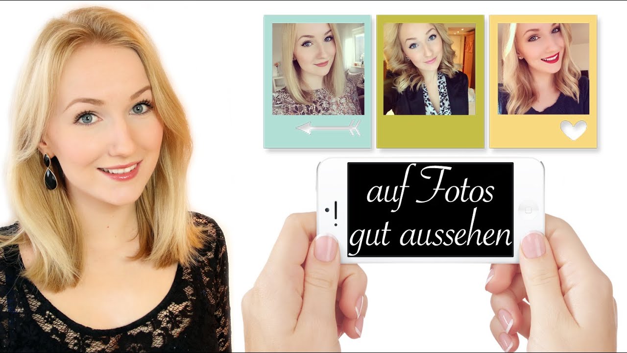Auf FOTOS GUT AUSSEHEN! Schlanke Arme, Tolles Lächeln, perfektes Makeup etc