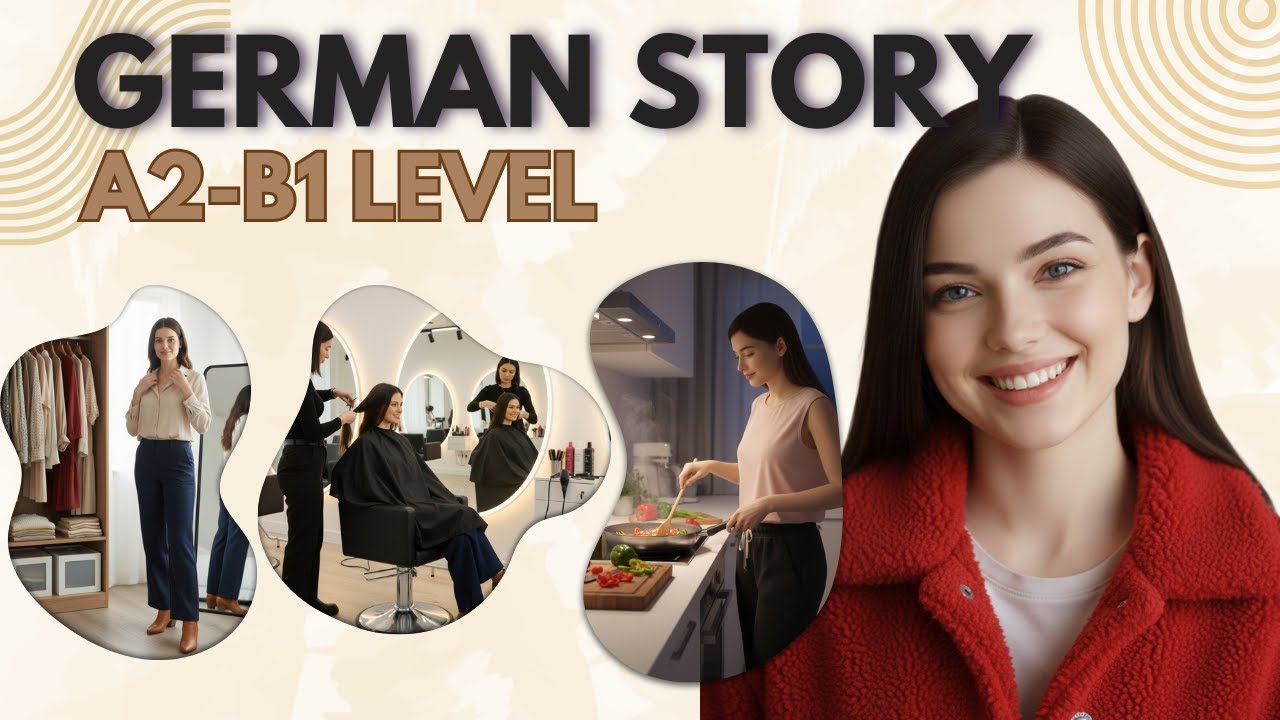 Learn German with Nina’s Daily Life – Story with Listening & Reading Practice #germanforbeginners