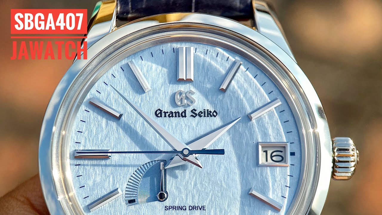 Grand Seiko Spring Drive SBGA407 Blue Snowflake l Jawatch