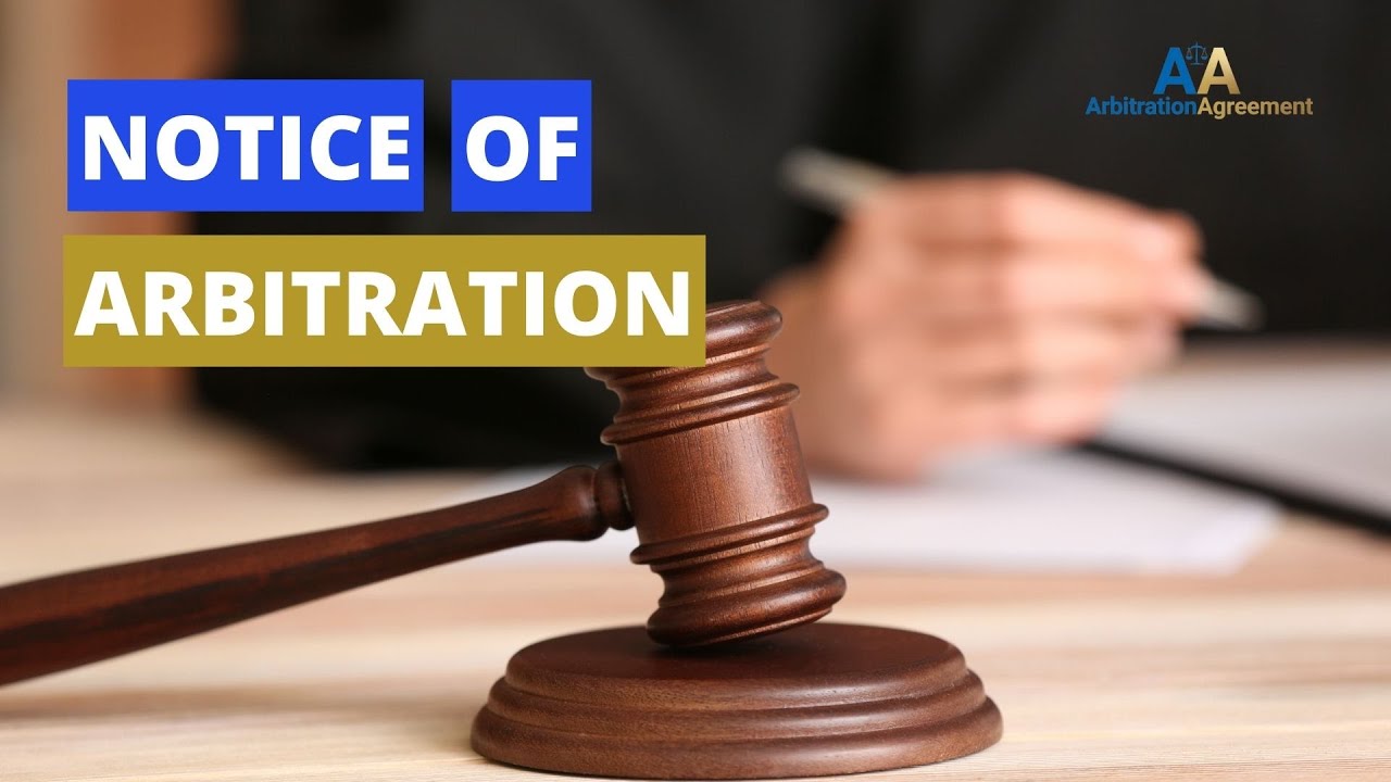 Notice of Arbitration ⚖️👨🏻&zwj;💼More Than Simply A Procedural Step
