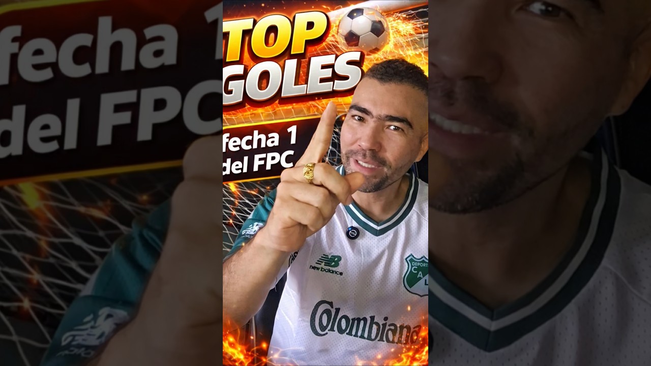 TOP Goles Del Futbol Profesional Colombiano. Fecha 1.
