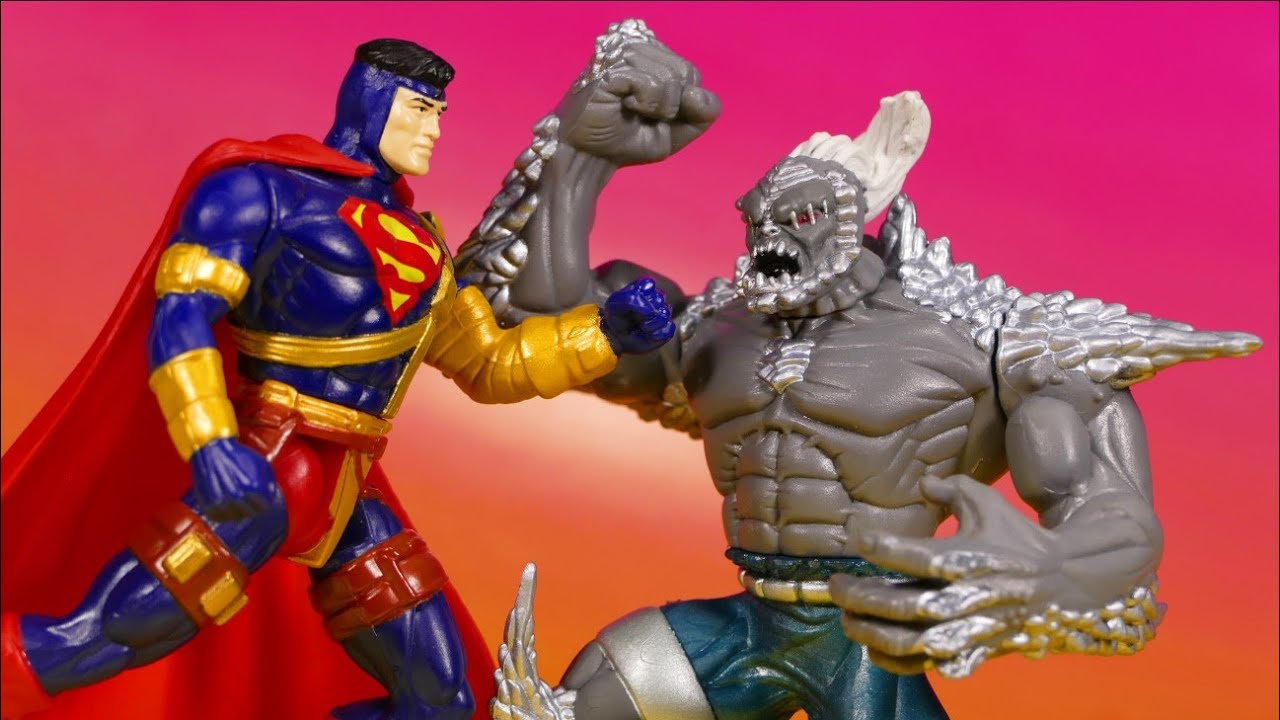 Kenner Superman vs Doomsday Hunter Prey 2-Pack Retro Action Figure Review