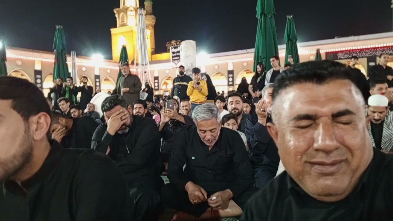 ليله جرح الامام علي وهيه ليله 19،،،من شهر رمضان في مسجد الكوفه 29،،3،،2024،،السبت،انا،،وابو حوراء