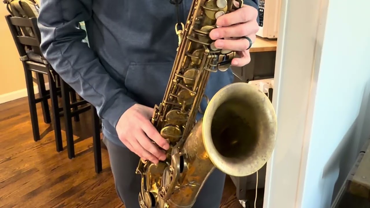 Norberto Lost Wax Otto Link Double Ring Style 6* Tenor Saxophone Demo, www.dcsax.com