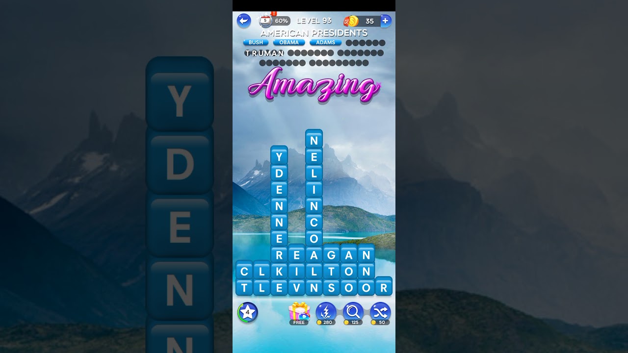 Word Crush Level 93 | Word Crush American Presidents