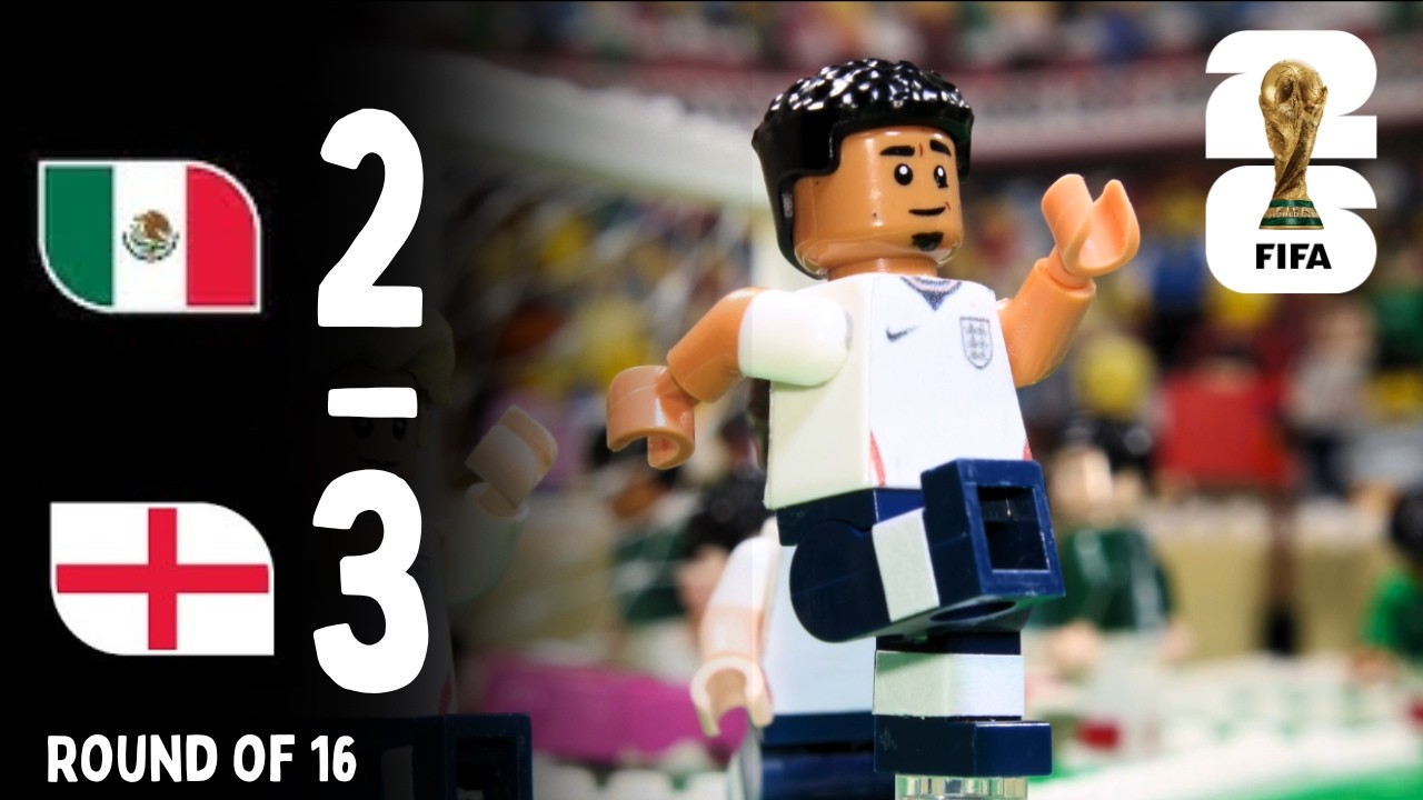 Mexico 2-3 England | LEGO World Cup Highlights