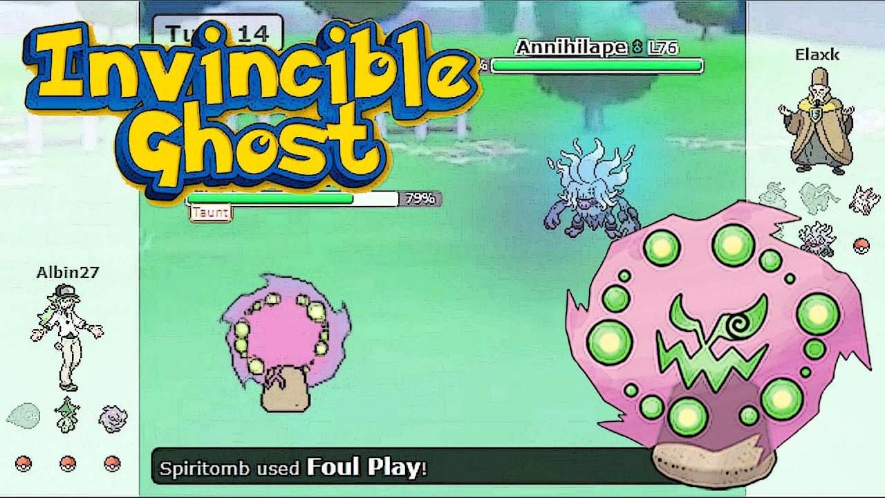POKEMON SPIRITOMB SWEEP | SPIRITOMB VS ANNIHILAPE