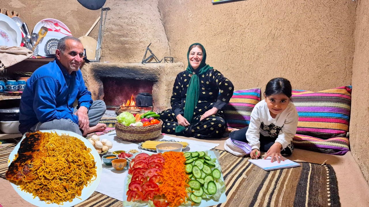 Simple Village Life | Cooking Fire Pasta