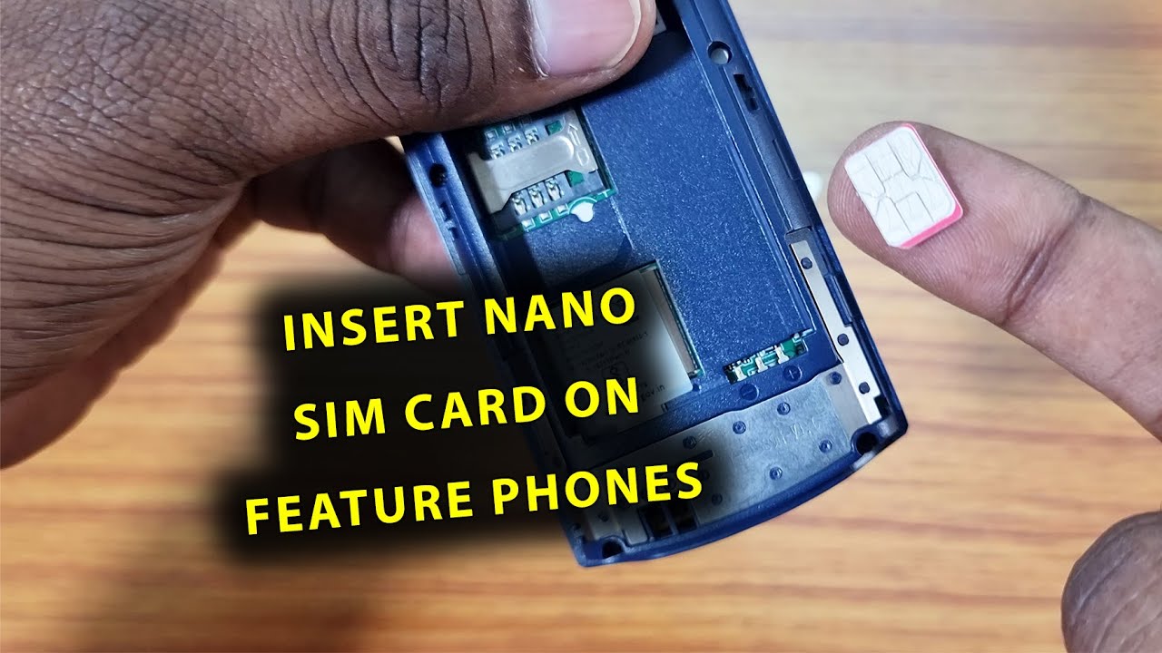 How To Insert Nano SIM Card On Keypad Feature Phones! (Nokia, itel, Lava, etc.)