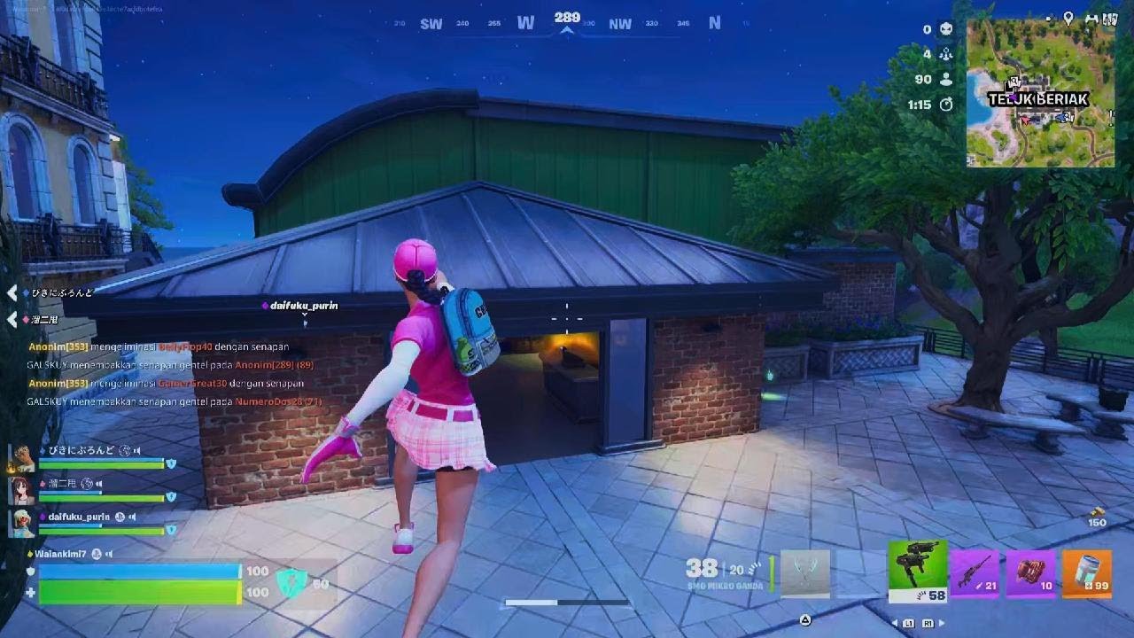 Fortnite SQUADS random ZERO BUILD VICTORY ROYALE GG