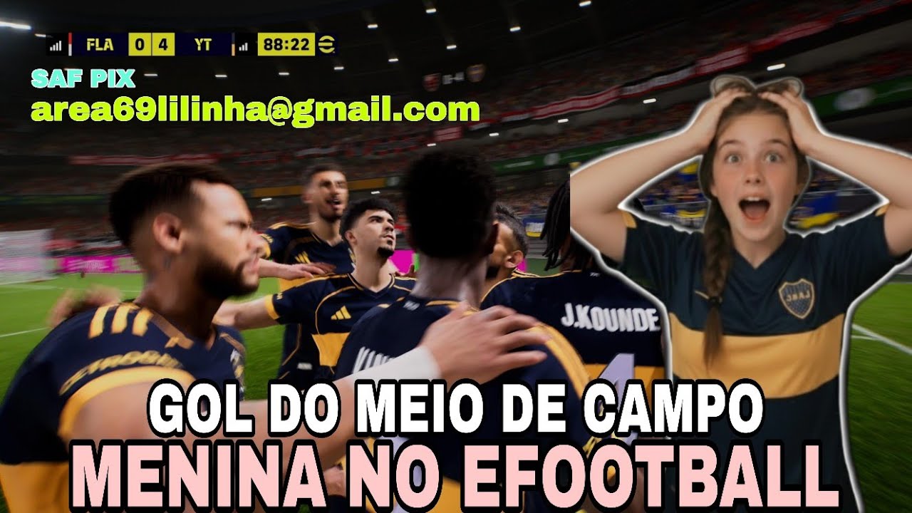FIZ O GOL QUE PELÉ NÃO FEZ, MENINA NO EFOOTBALL 2026.! PS5
